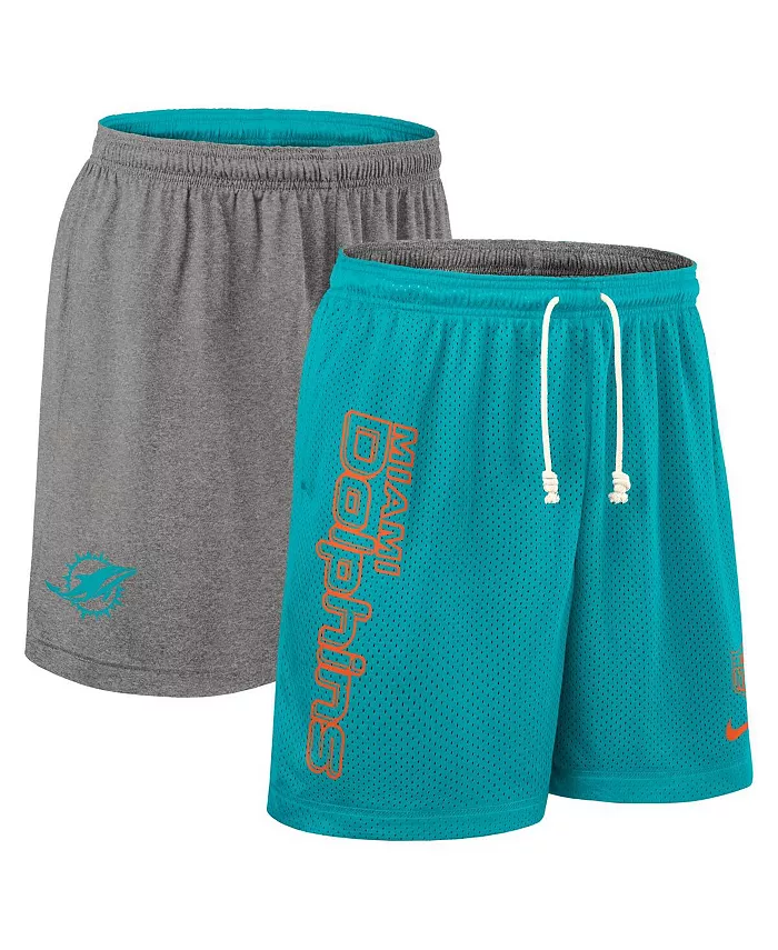 

Мужские реверсивные шорты для тренировок Aqua Miami Dolphins Sideline Nike