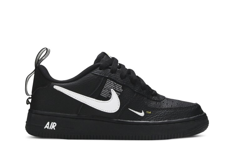 

Кроссовки Nike Air Force 1 Lv8 Utility GS 'Overbranding', черный