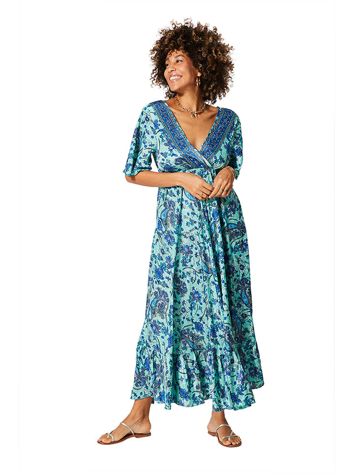 

Длинное платье Aller Simplement, бирюзовый/синий