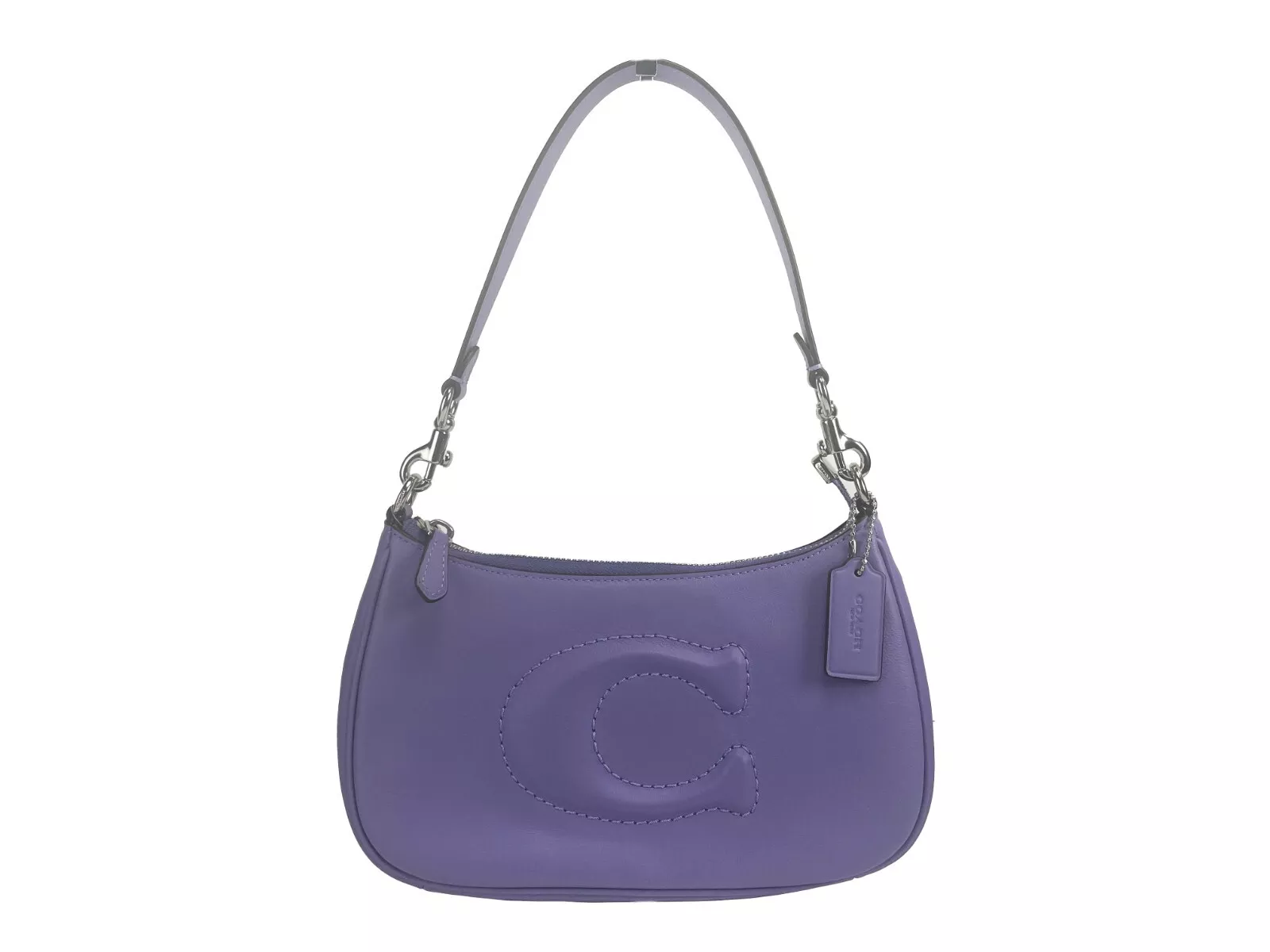 

Сумка-кошелек через плечо Teri Smooth Leather, фиолетовая Coach
