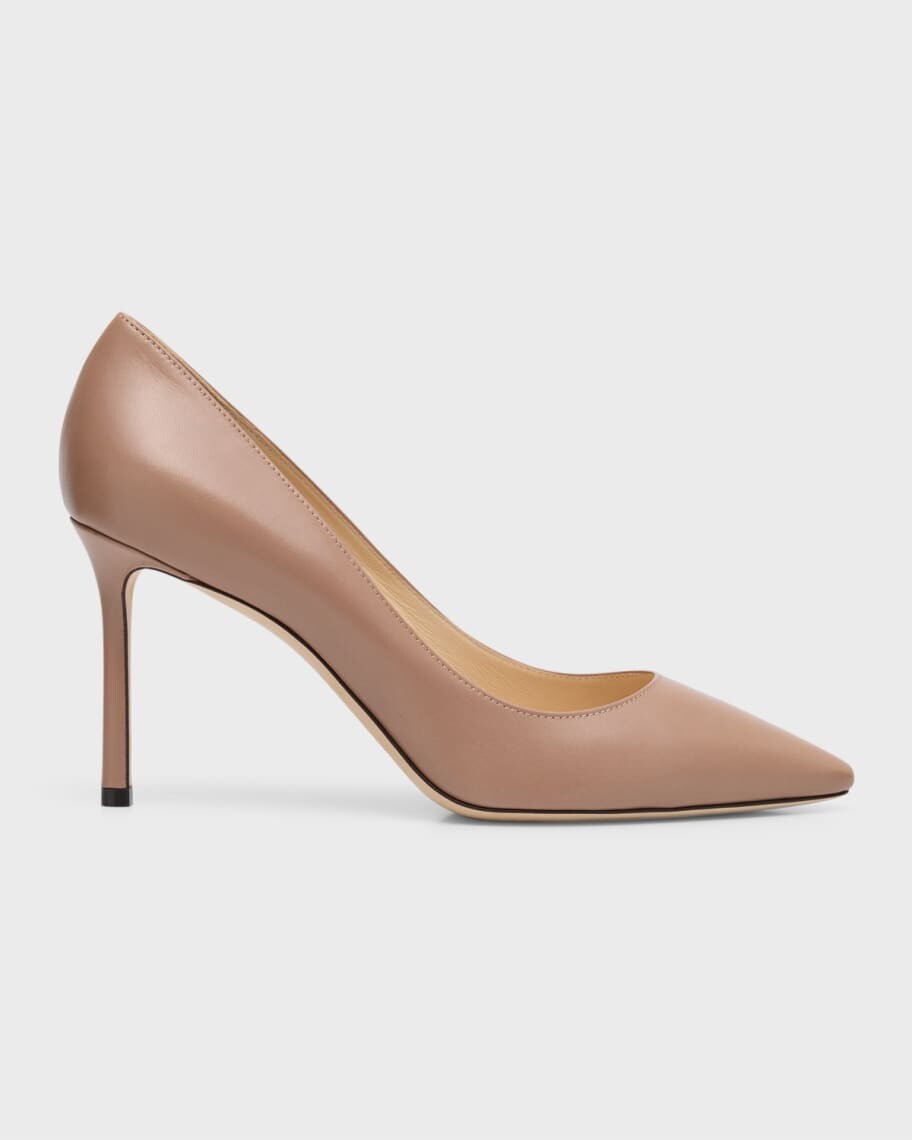 Кожаные туфли-лодочки Romy на шпильках Jimmy Choo