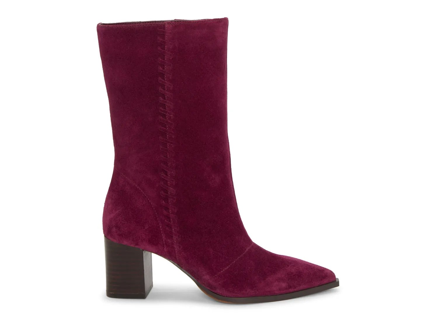 Ботинки Vince Camuto Lorrys Bootie, Wine Red Suede — фото 4