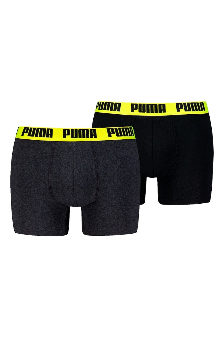 

Боксеры с логотипом на поясе - 2 пары Puma, черный