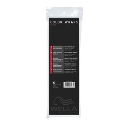 

Цветная упаковка, большая, 200 штук - 100 белых и 100 золотых Wella