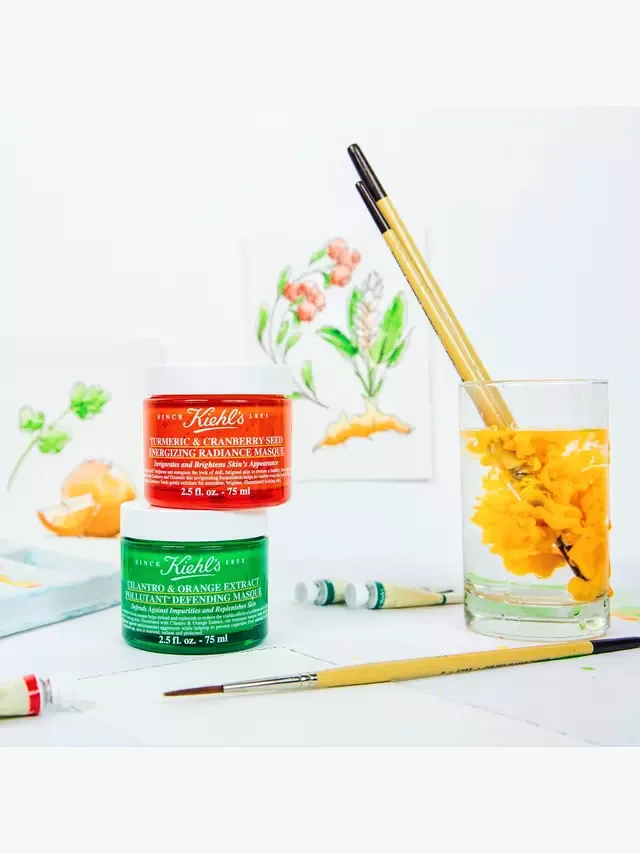 Маска для лица Kiehl's — Энергетическая с куркумой и семенами клюквы, 100 мл — фото 3