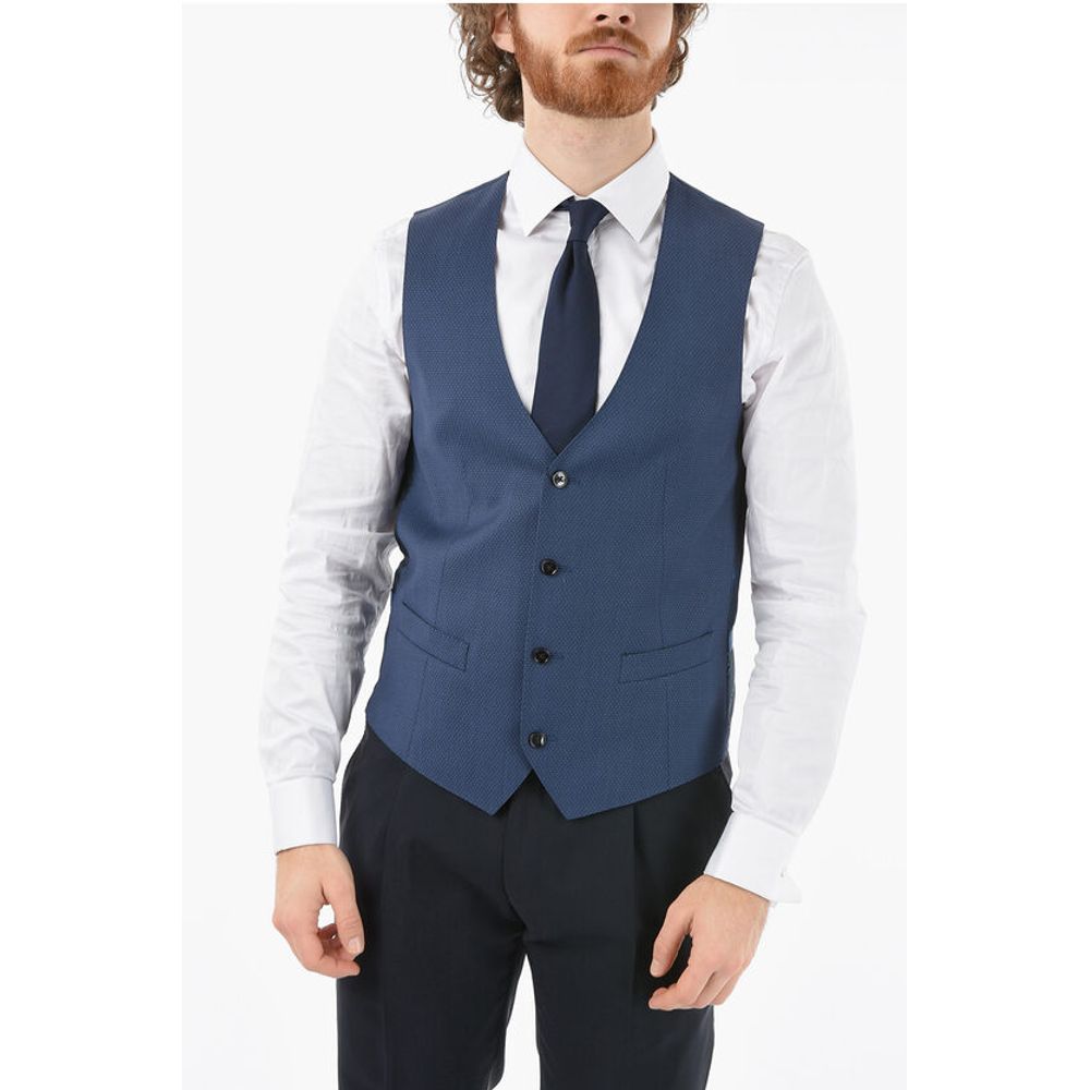 

Жилет из натуральной шерсти CERIM.ACADEMY Corneliani, Blue, Синий, Жилет из натуральной шерсти CERIM.ACADEMY Corneliani, Blue