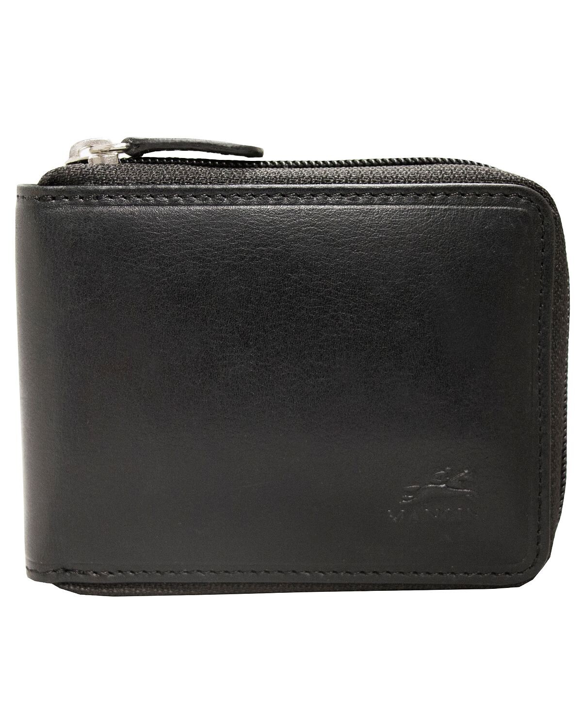

Мужской кошелек Boulder Collection с защитой RFID на молнии и съемным футляром Mancini