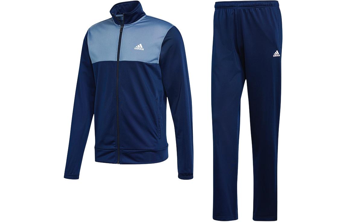 Adidas Тренировочный костюм Casual Sportswear мужской темно-синий — фото 3