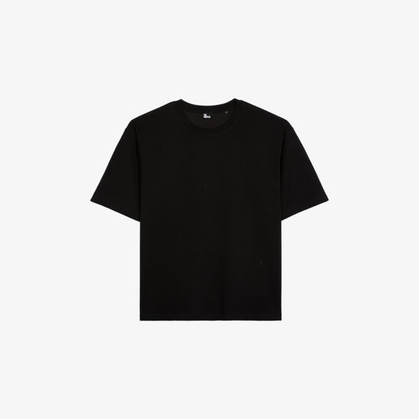 

Футболка из хлопка с коротким рукавом и круглым вырезом Regular Fit The Kooples, черный