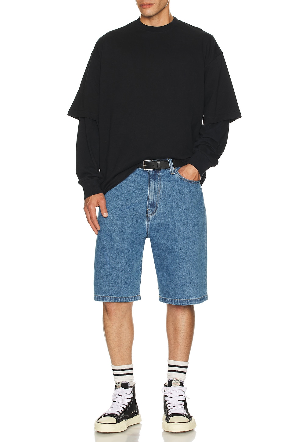 

Landon Шорты Carhartt Wip, Heavy Stone Wash Blue