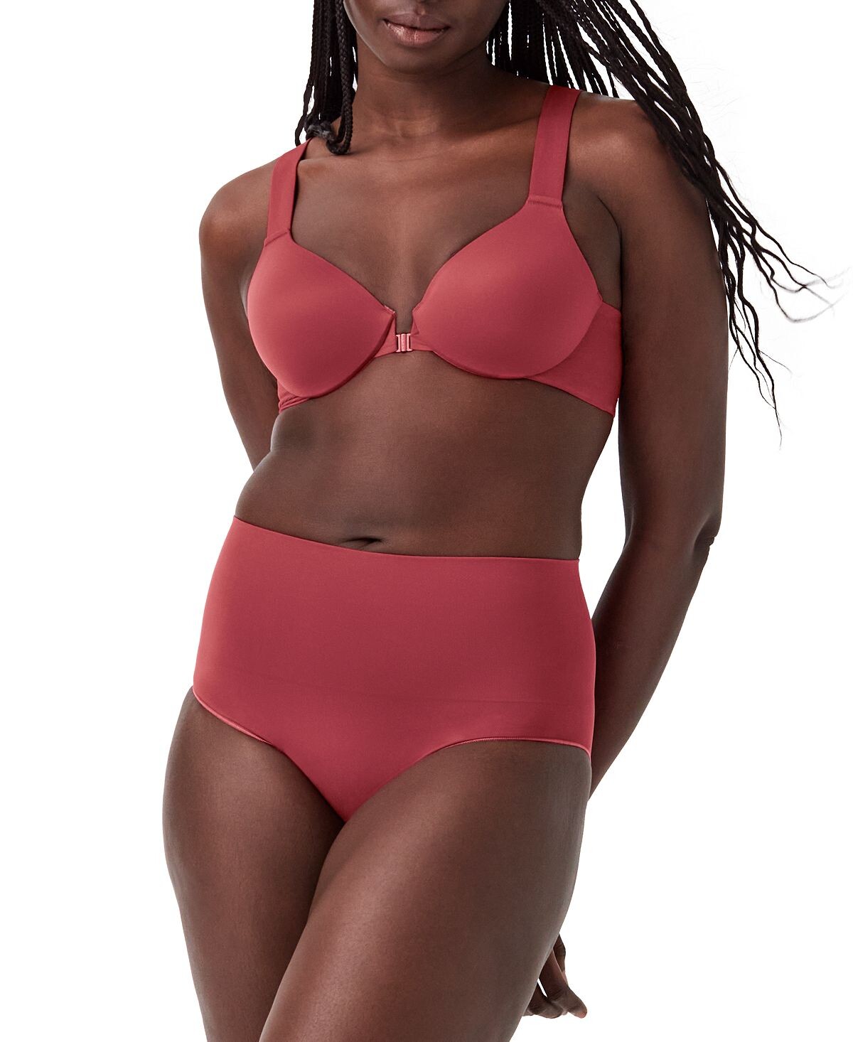 

Женские бесшовные моделирующие трусы EcoCare 40047R SPANX