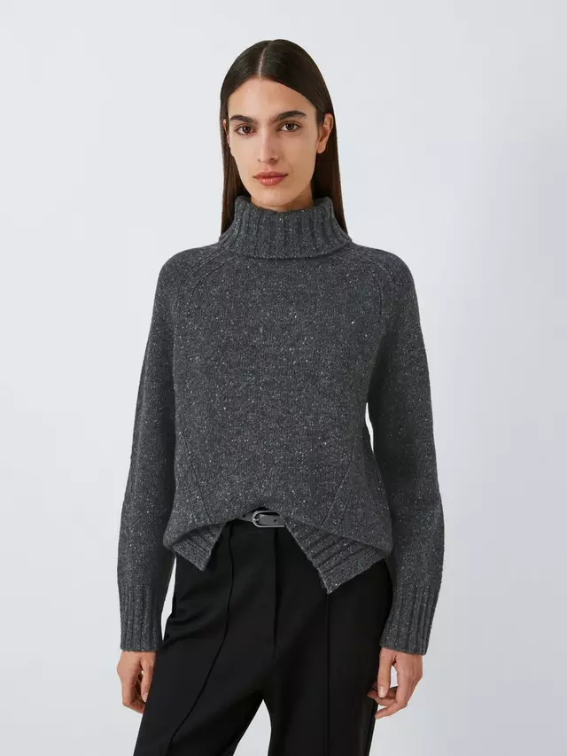 

Джемпер John Lewis Donegal Wool Blend Roll Neck, цвет barrow