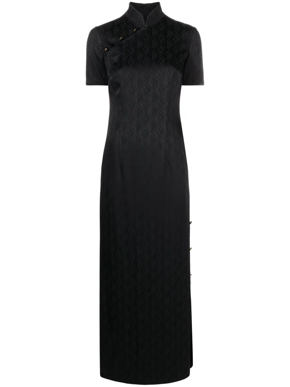 

Длинное платье с узором Moon Marine Serre, черный