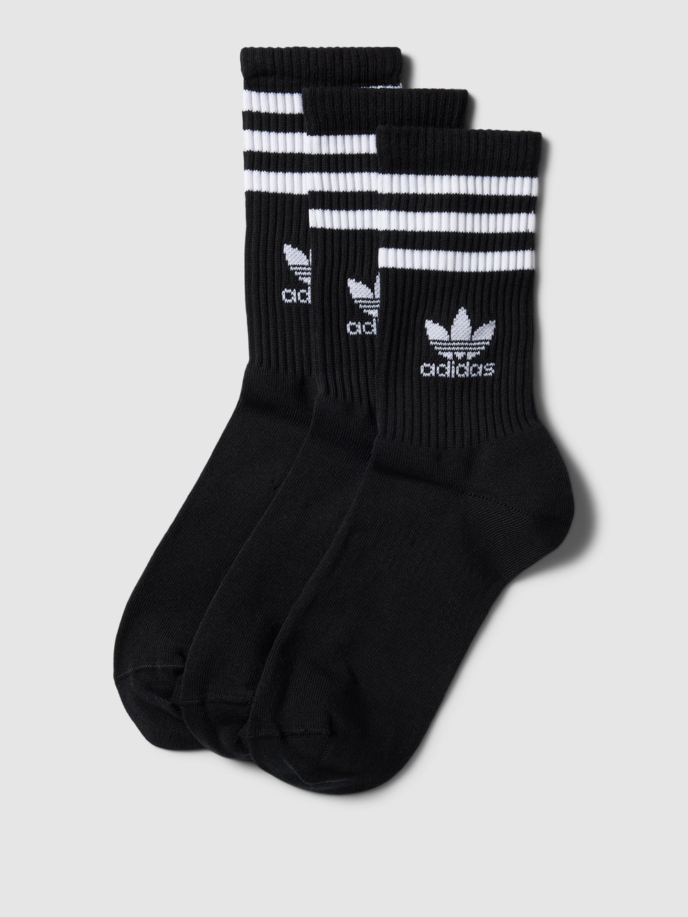

Носки с этикеткой в ​​упаковке по 3 шт adidas Originals, черный