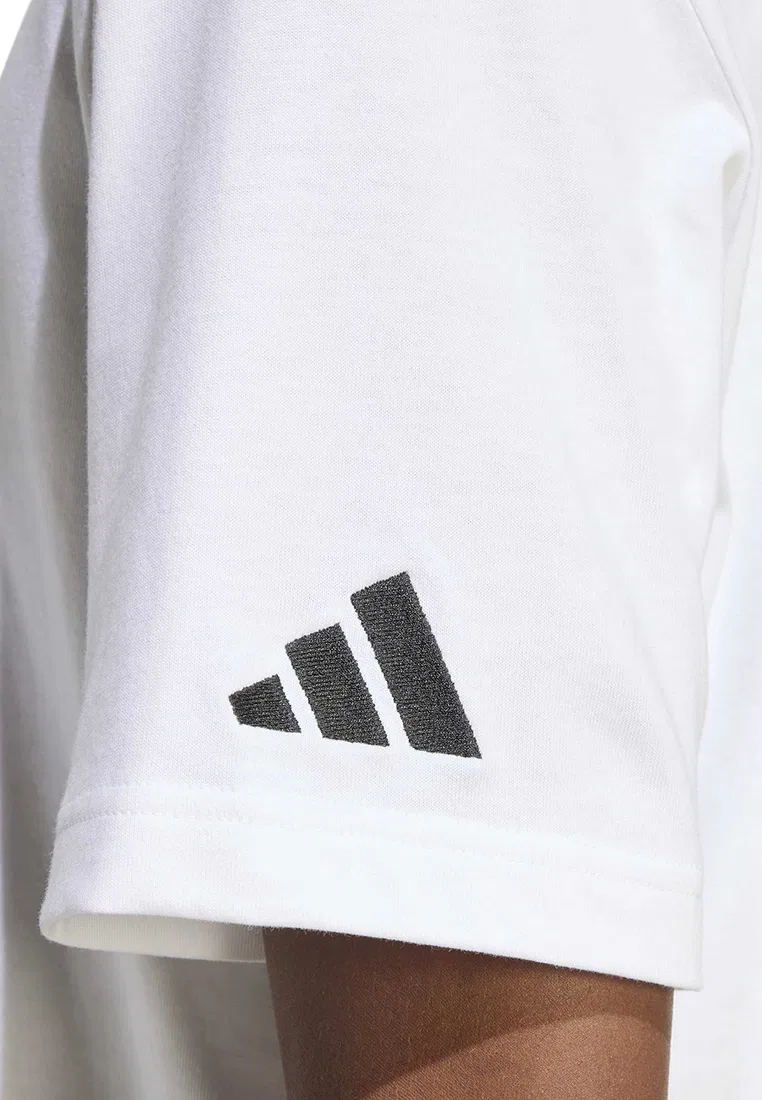 Футболка, короткий рукав, Blank T-Shirt Adidas, белый — фото 3