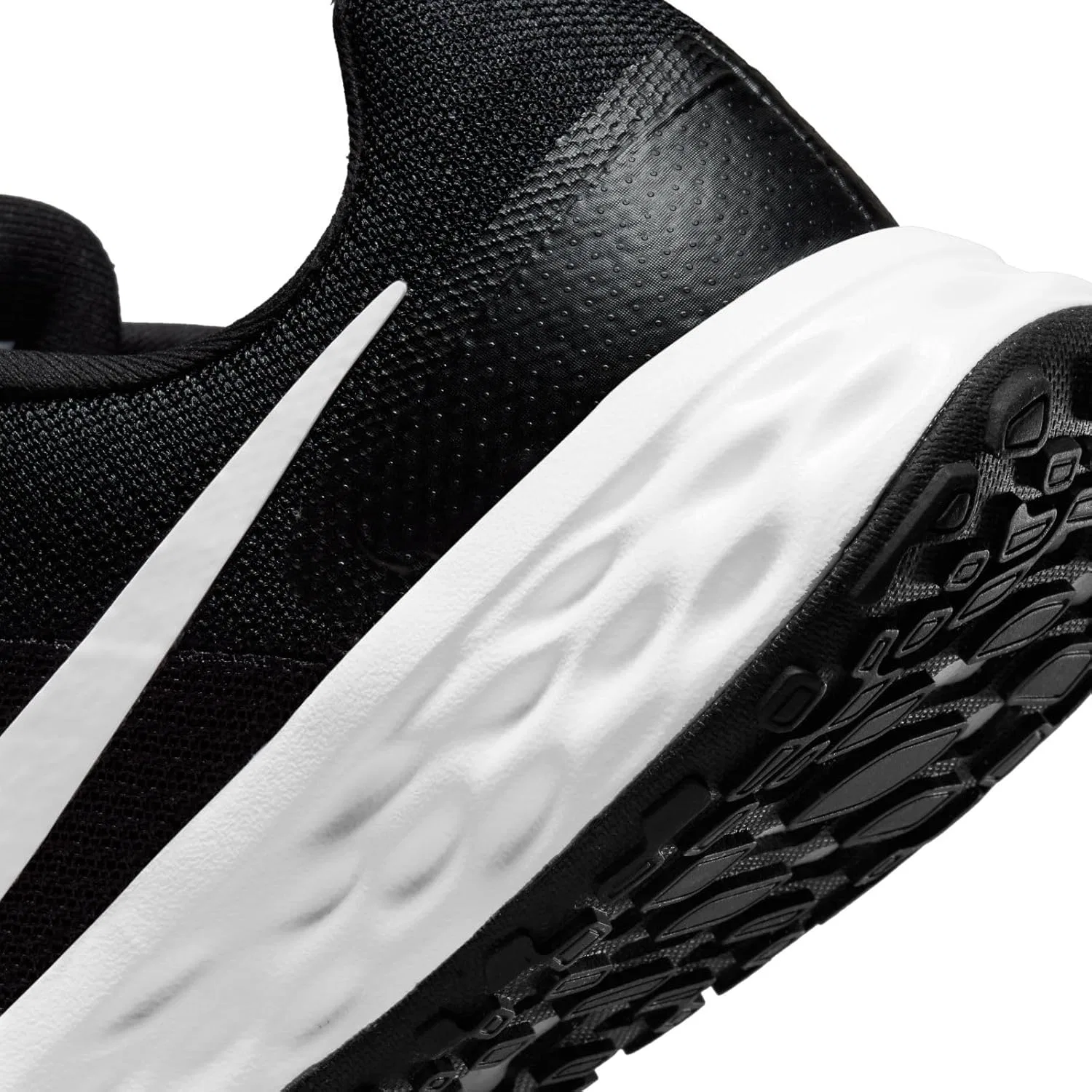 Мужские беговые кроссовки Nike Revolution, Black White Grey — фото 4