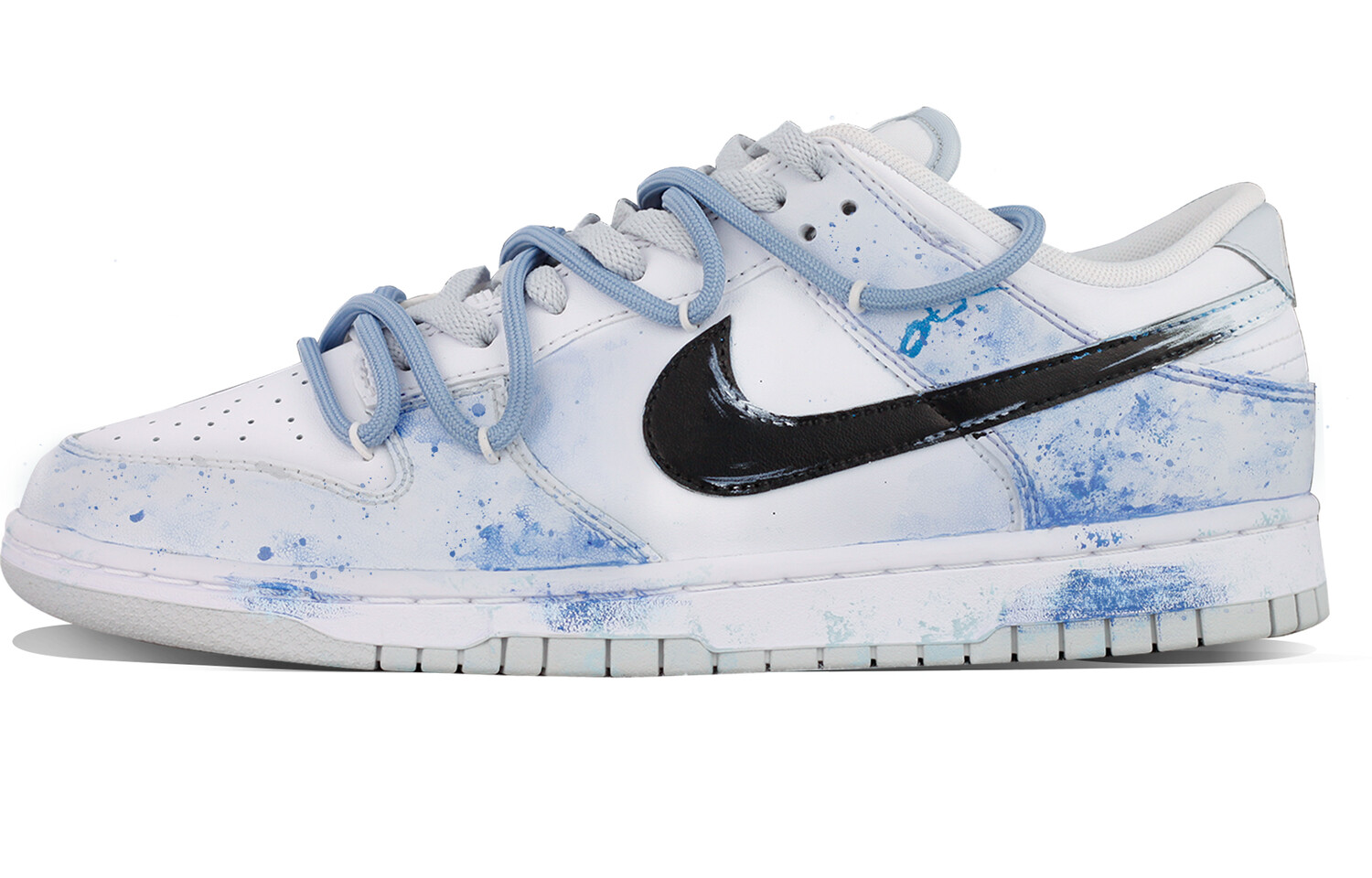 

Кроссовки Nike Dunk Skateboarding Shoes Men Low-top Blue, белый/синий