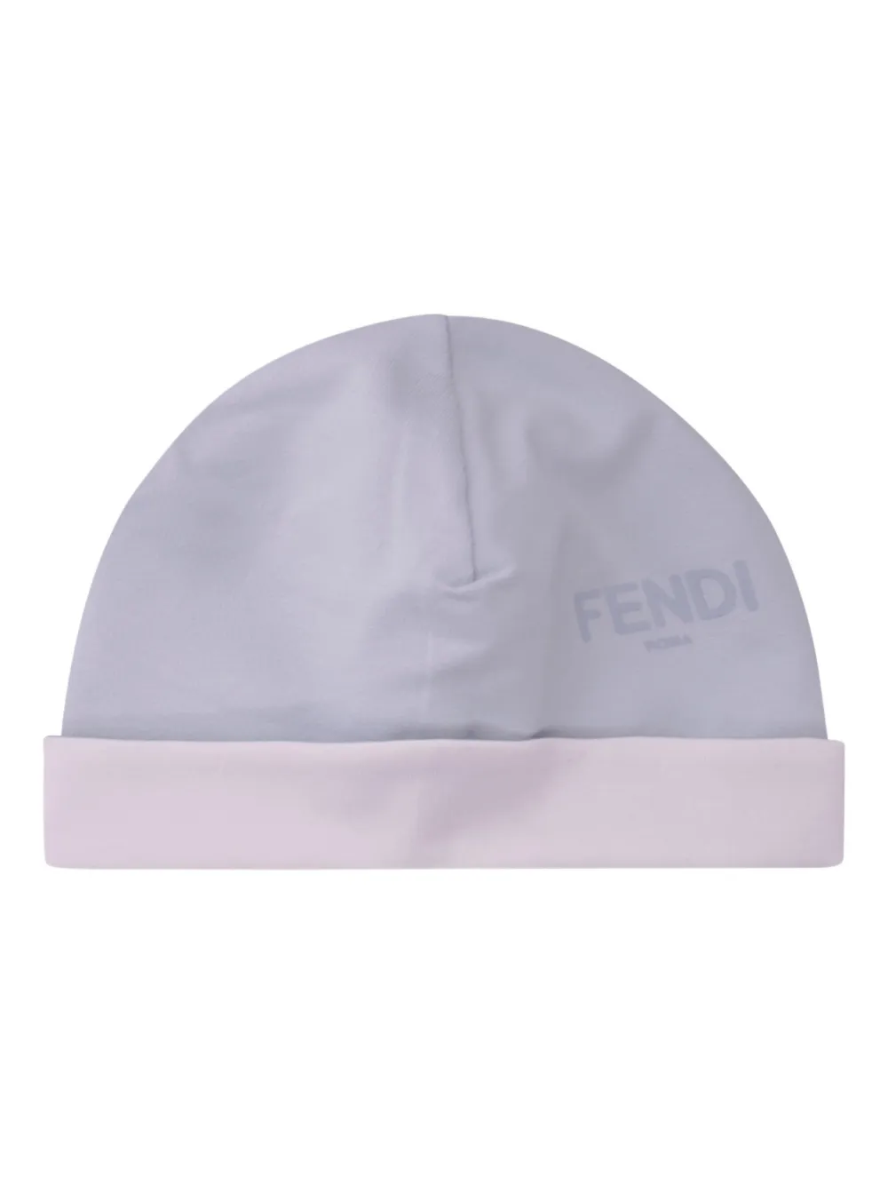 Комплект человечков с вышитым логотипом Fendi Kids, фиолетовый — фото 4