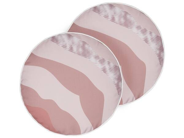 

Подушка Beliani 2 шт CAMPEI, 40x40x40 см, розовый