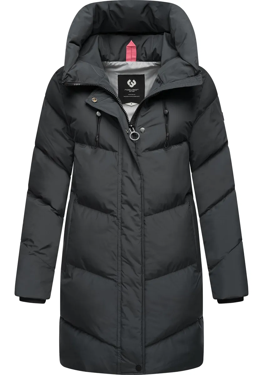

Полупальто Ragwear "Авелин", стеганое женское зимнее пальто, серый