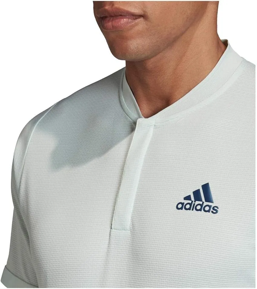 Поло adidas Freelift, темно-зеленый/техно-индиго — фото 3