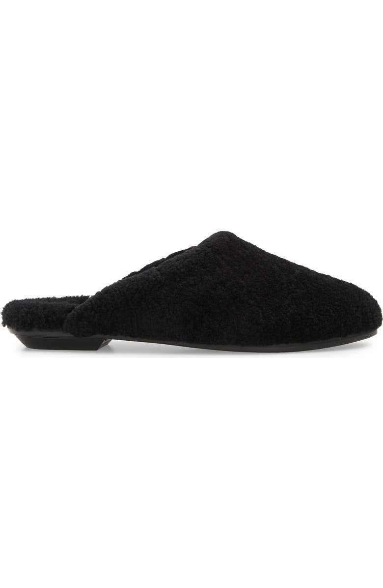 Eileen Fisher Блог 3 Женские тапочки черные мутоновые мюли — фото 2