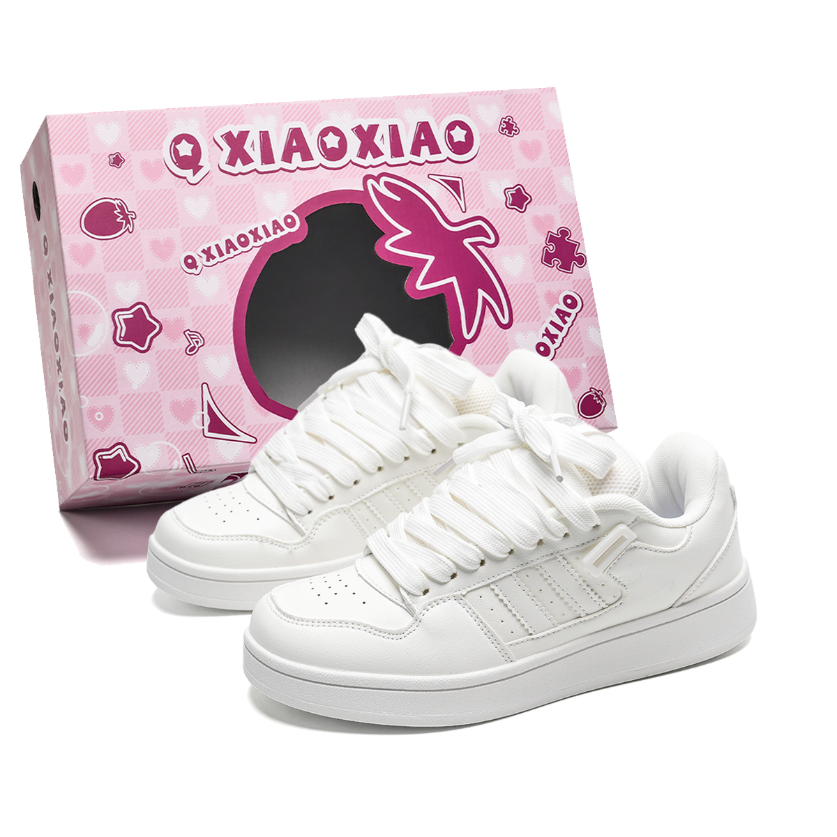 

Circle small Кроссовки для скейтбординга унисекс с амортизацией, легкие, нескользящие, низкие, в коробке, желто-черные, белые, цвет White