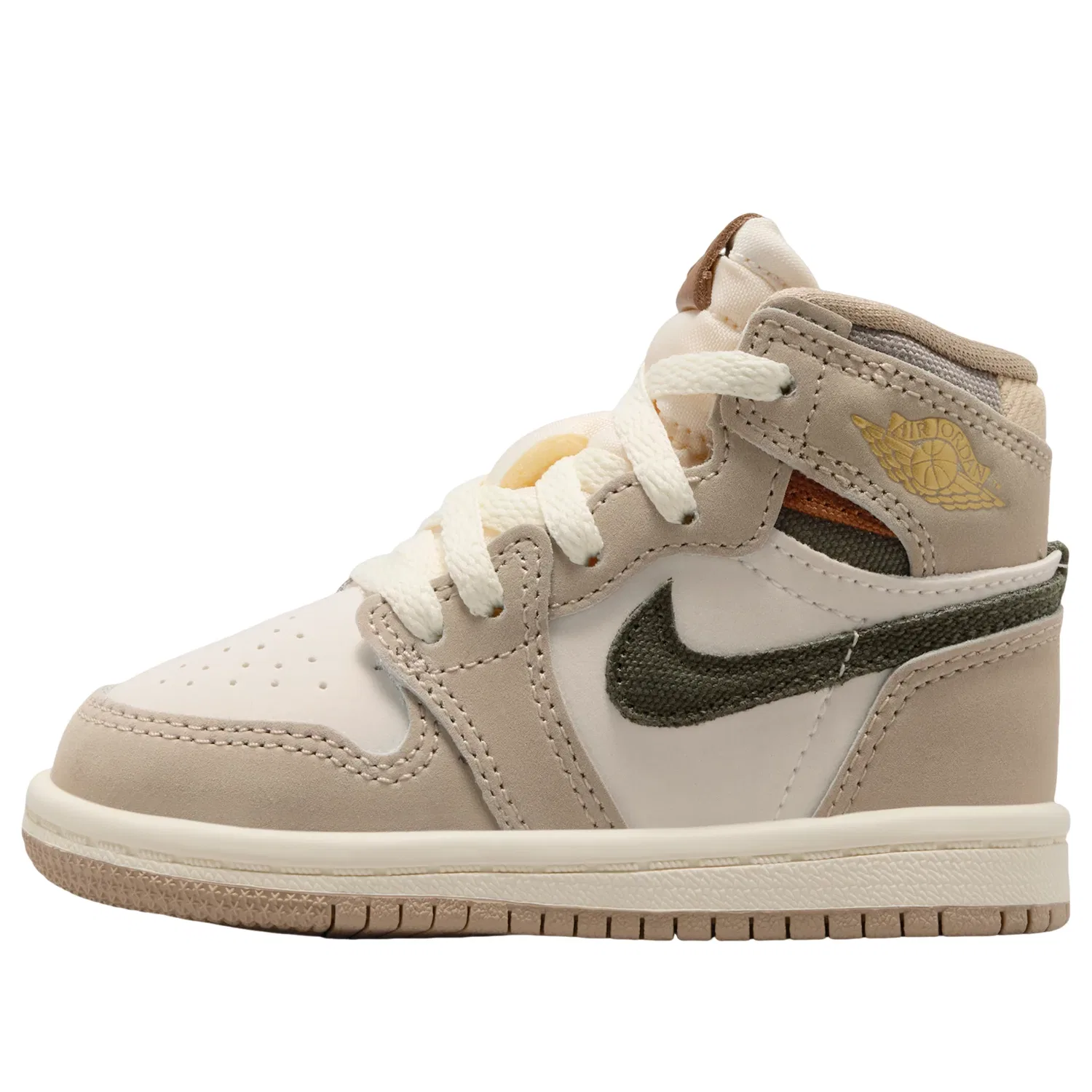 Кроссовки Air Jordan 1 Retro High OG 'Khaki' FD2598-201, бежевый