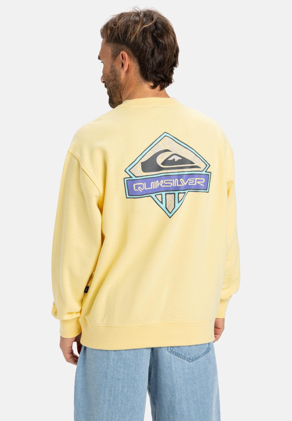 

Толстовка SPIN CYCLE-MIT RUNDHALSAUSSCHNITT Quiksilver, желтый