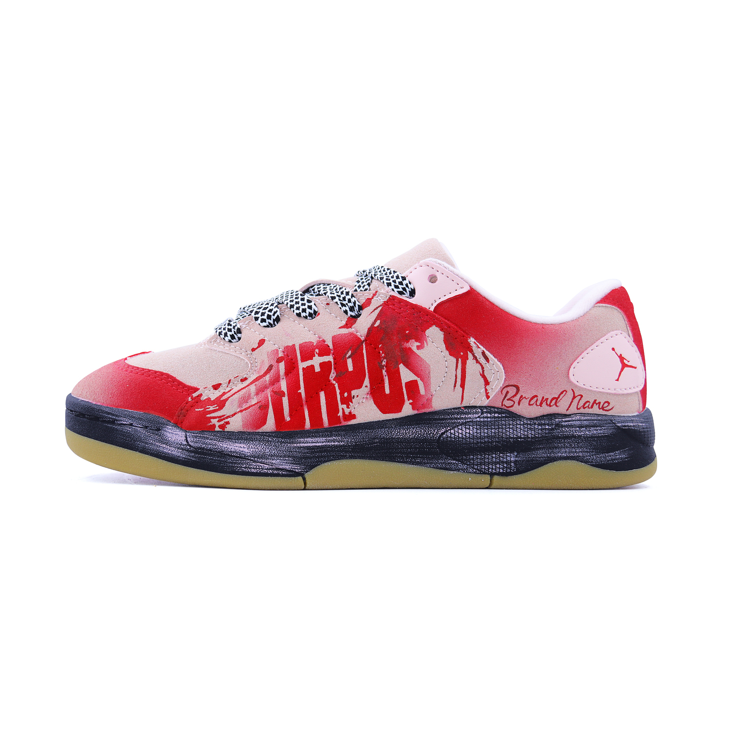 

Jordan Мужские низкие кроссовки для скейтбординга Pink Mist Nostalgia Abrasion Resistant