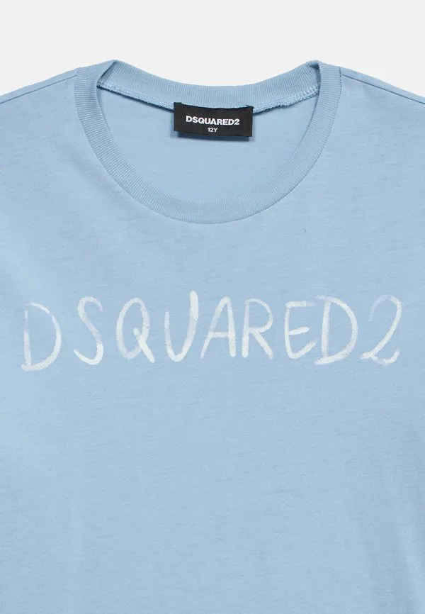 Футболка унисекс с принтом renny fit Dsquared2, Blue Mist — фото 4