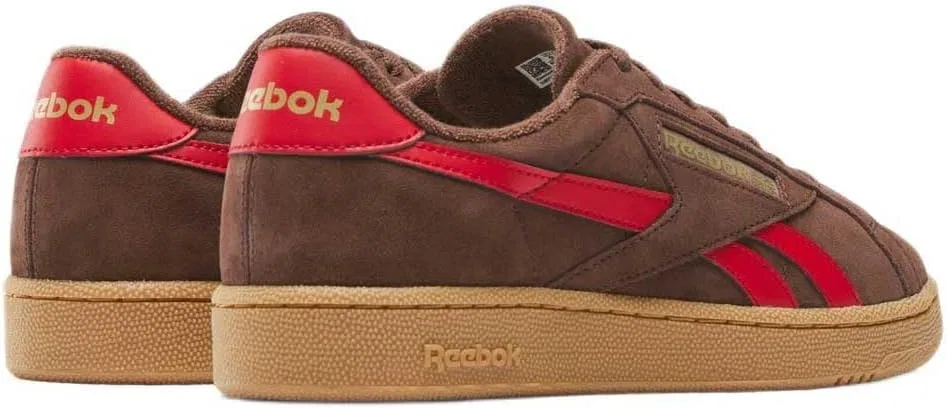 Кроссовки Reebok Unisex Club C Grounds UK, Campusbrown Vectorred Gum — фото 3