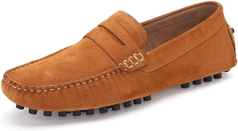 Лоферы замшевые мужские, Light Brown PUGHGAETZF
