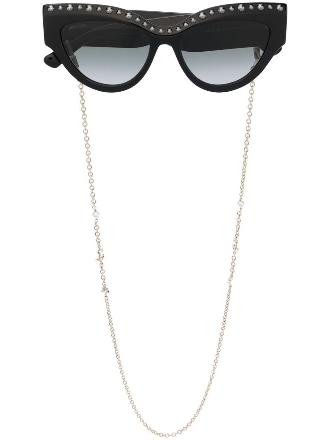 

Солнцезащитные очки в оправе 'кошачий глаз' Jimmy Choo Eyewear, черный