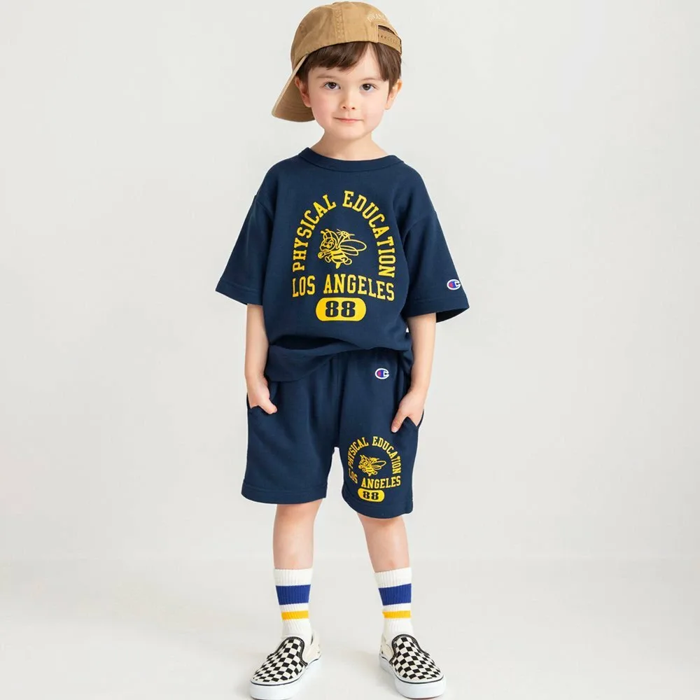 Спортивные шорты "Champion", изготовленные. Branshes, Navy blue — фото 3