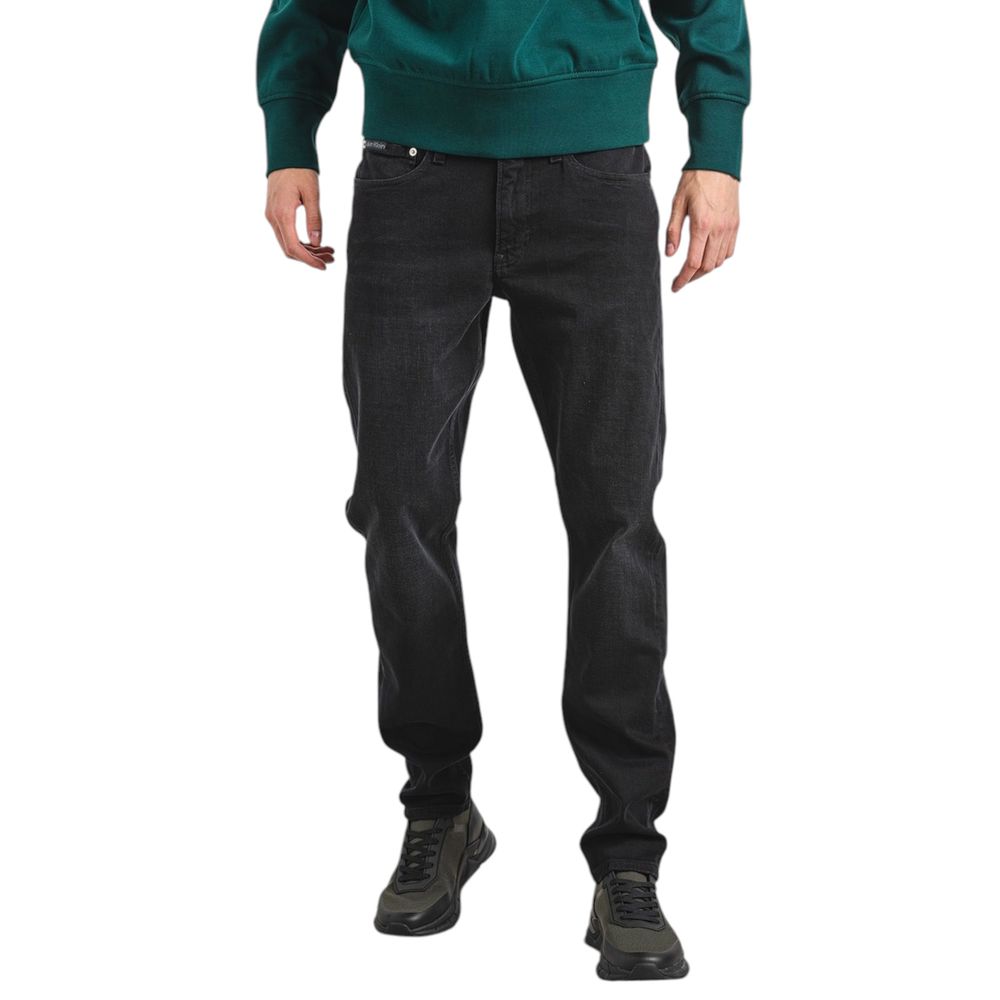 

Черные хлопковые джинсы и брюки Calvin Klein Jeans