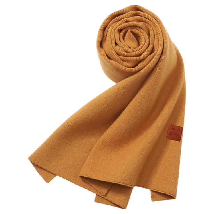 

Висюзовый вязаный шарф Unisex Jeep, желтый