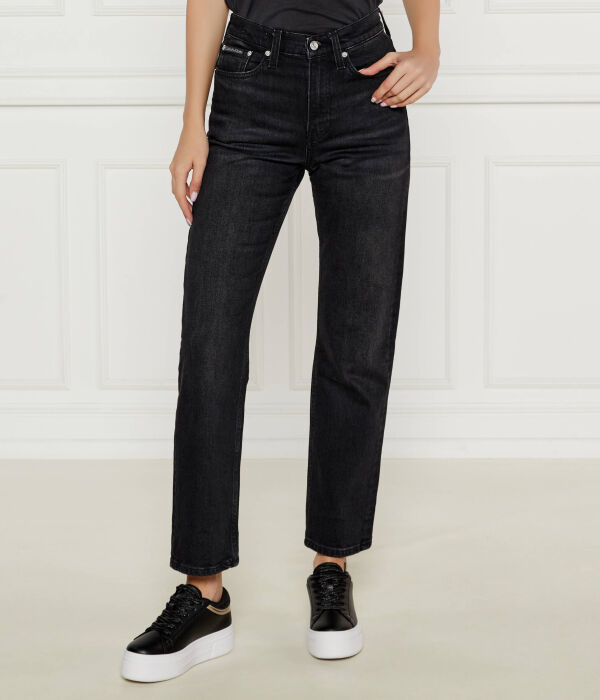 

Джинсы Straight fit Calvin Klein Jeans, черный