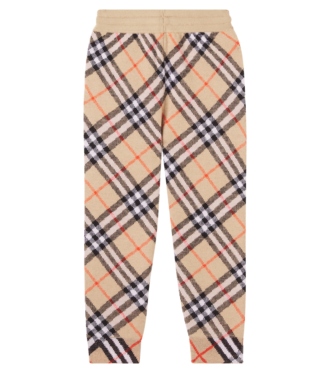 Шерстяные спортивные брюки Burberry Check Burberry Kids, Sand Ip Check — фото 3