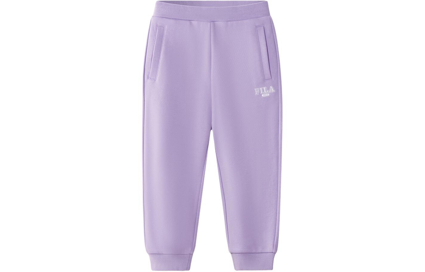 

Детские трикотажные спортивные штаны FILA, цвет Heart edge purple