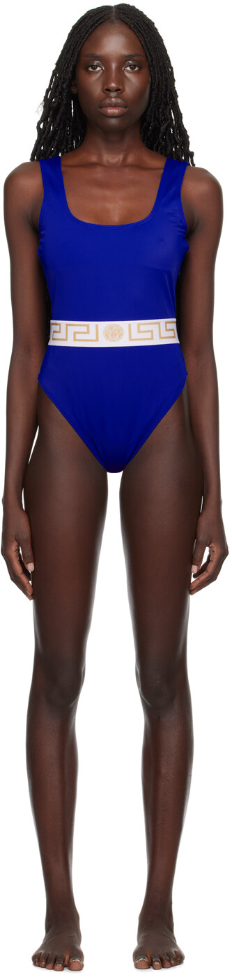

Синий купальник Greca Versace Underwear