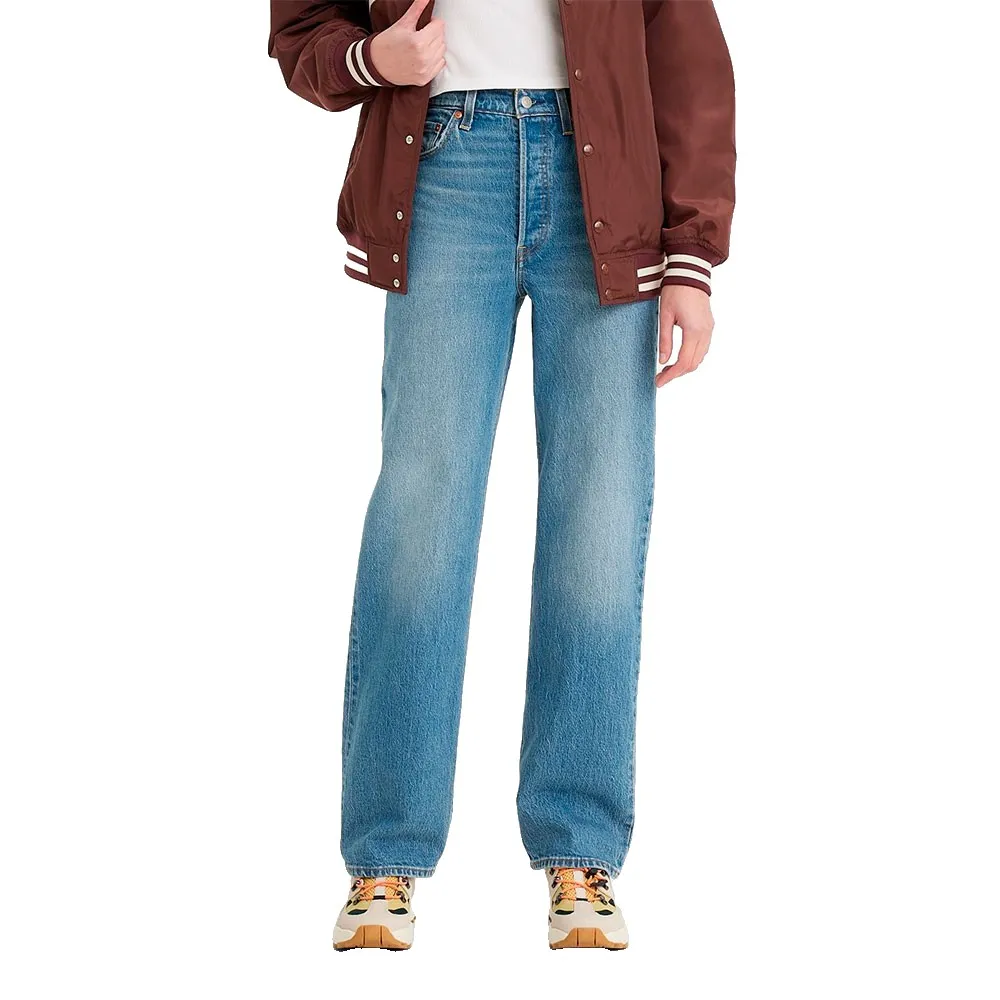 

Джинсы Levi's Ribcage Full Length Med, синий
