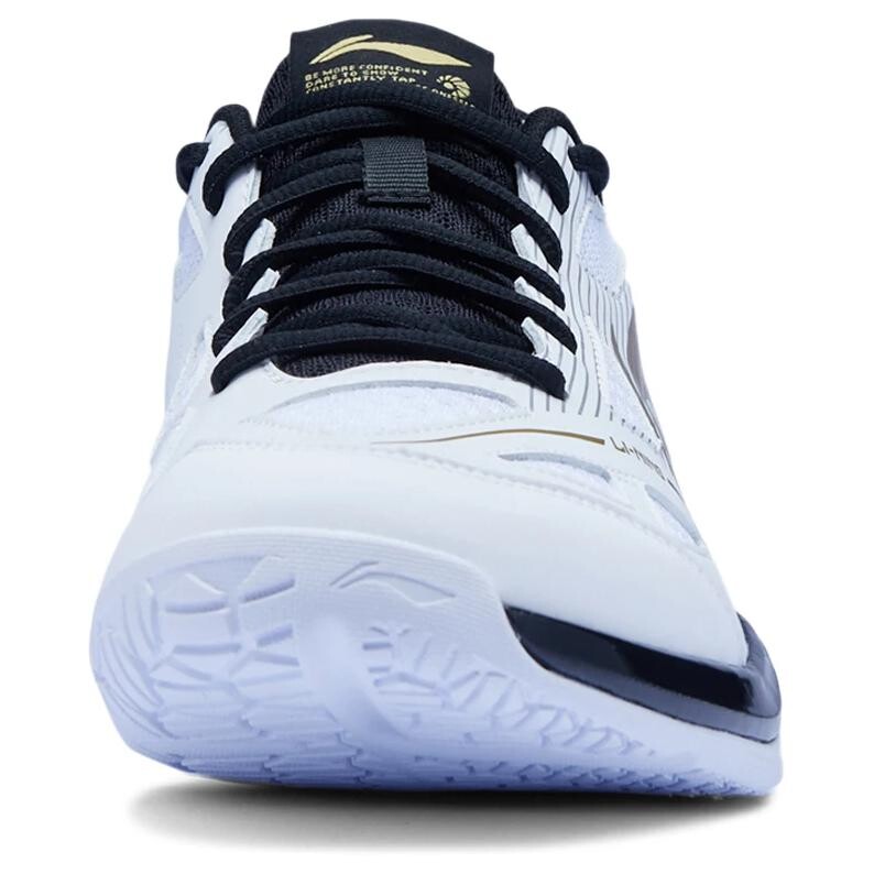 Кроссовки LINING Badminton Shoes Unisex Low-top Standard White/Black/Bright Gold, золотой — фото 3
