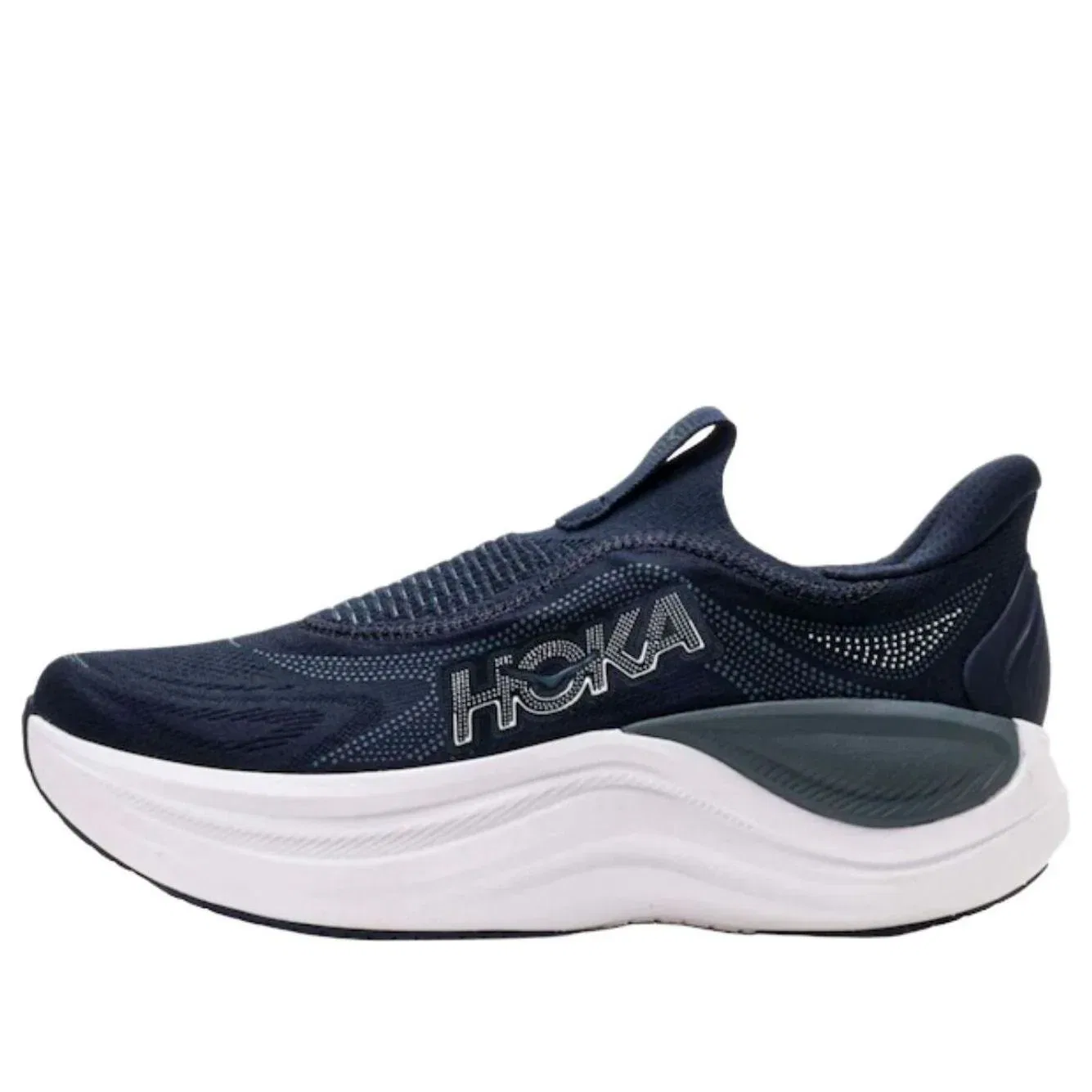Кроссовки HOKA ONE ONE Skyward Laceless 'Varsity Navy White' 1168876-VYN, темно-синий