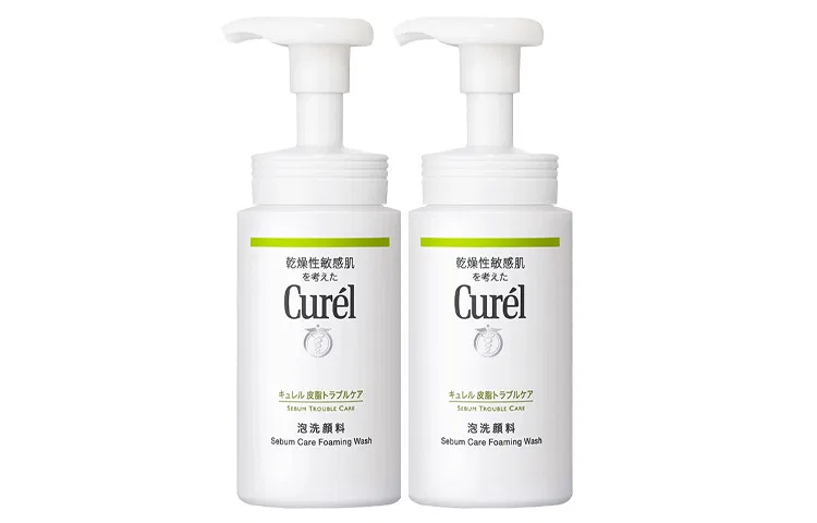 Пенка для умывания Curel — Oil Control Foam Curél ×, 130 мл — фото 2