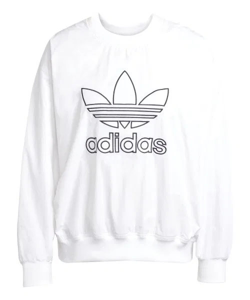 adidas Originals ADICOLOR WOVEN NYLON OUTLINE TREFOIL CREW (Свитшот Adidas Originals Adicolor Woven Nylon Outline Trefoil Crewneck) — фото 2