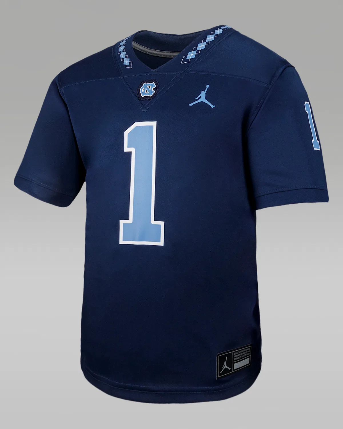 Детская большая футболка Nike College Untouchable Game Jersey North Carolina, Navy