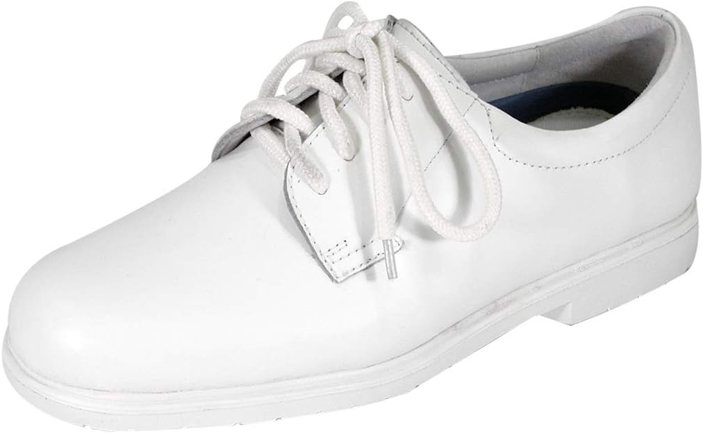 

Мужские кожаные повседневные оксфорды 24 Hour Comfort Louis с широким размером и шнуровкой, белый