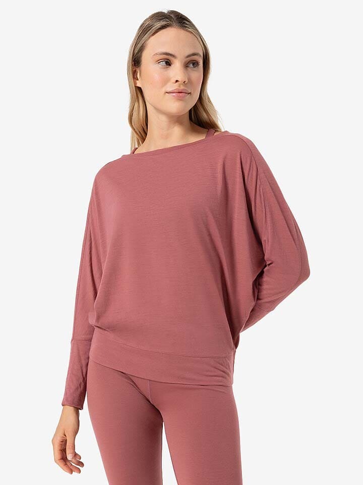 

Функциональная рубашка super.natural Yogashirt Kula, розовый