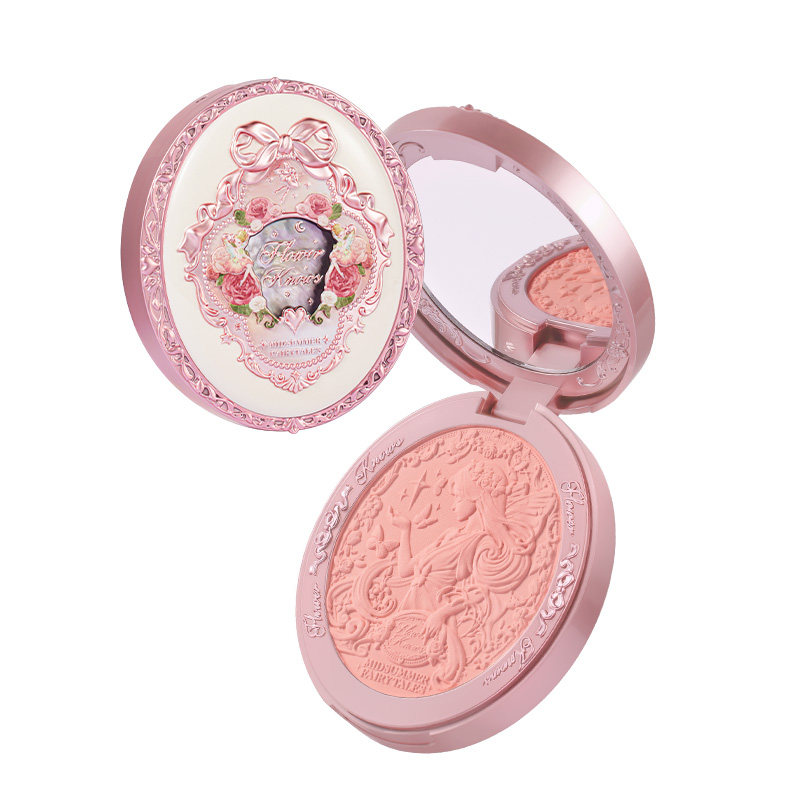 

FlowerKnows Midsummer Night's Collection румяна Cashmere Embossed оттенок Evening Skin Tone Flower Knows